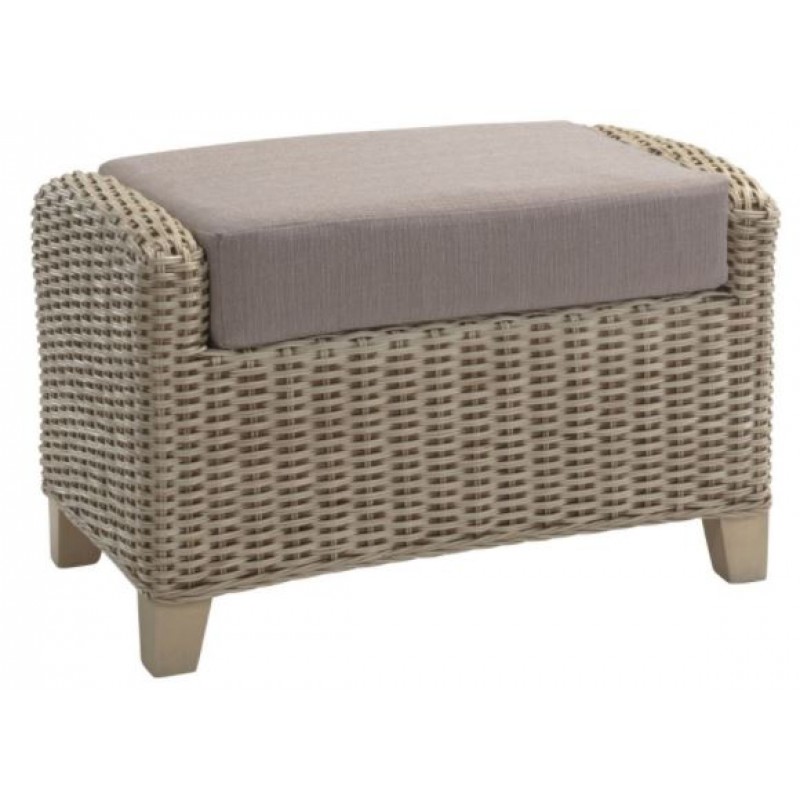 DE Notgnilra Footstool + Cushion